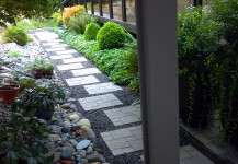 Paver Stepping Stone Pathway