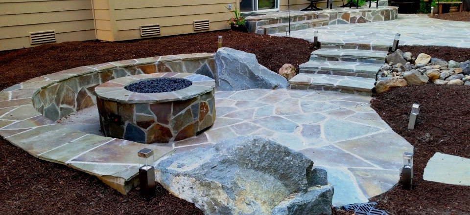 Bluestone Patio & Fire Pit